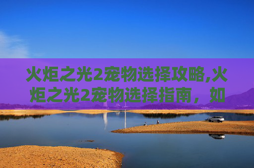 火炬之光2宠物选择攻略,火炬之光2宠物选择指南,如何挑选最适合你的伙伴?