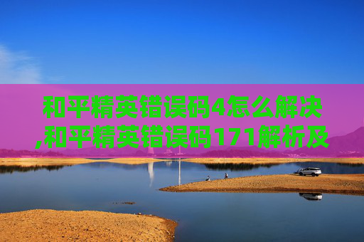 和平精英错误码4怎么解决,和平精英错误码171解析及应对指南