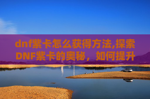 dnf紫卡怎么获得方法,探索DNF紫卡的奥秘，如何提升你的游戏实力？