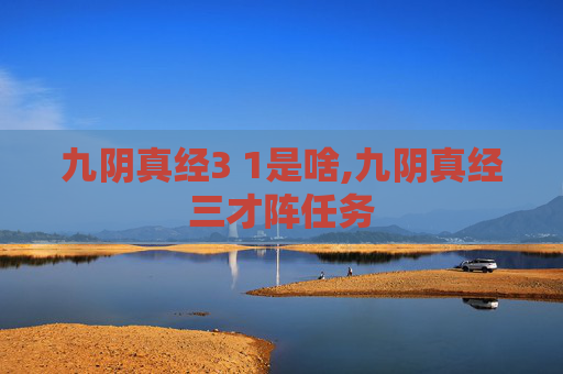 九阴真经3 1是啥,九阴真经三才阵任务