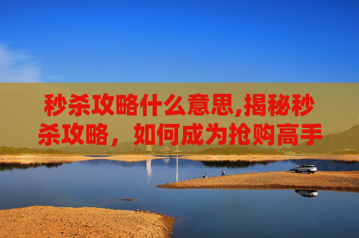 秒杀攻略什么意思,揭秘秒杀攻略,如何成为抢购高手?