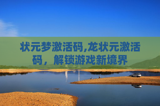 状元梦激活码,龙状元激活码，解锁游戏新境界