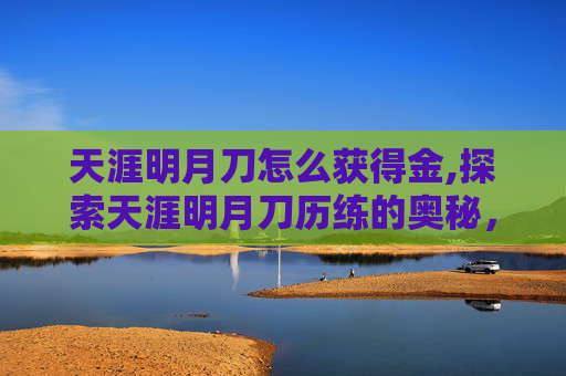 天涯明月刀怎么获得金,探索天涯明月刀历练的奥秘，如何高效获取经验与奖励
